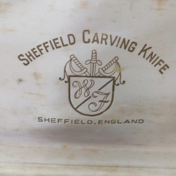 Old Sheffield Carving Knife set - Picture 2 of 14